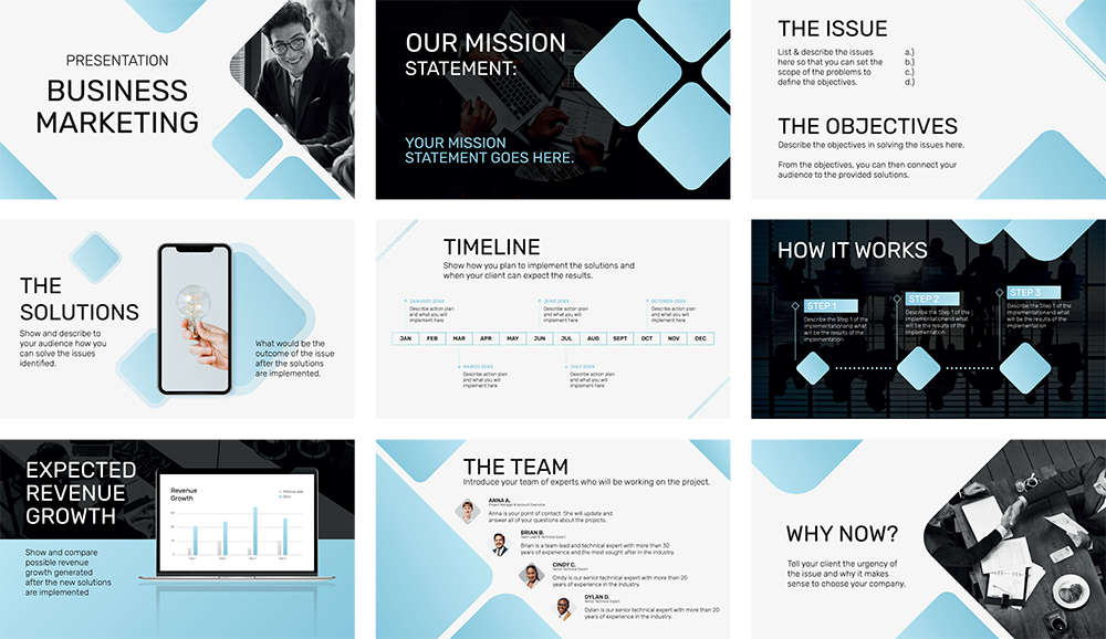 Custom PowerPoint Template Designs, Présentation d'entreprise | Powerpoint Personnalisé Template